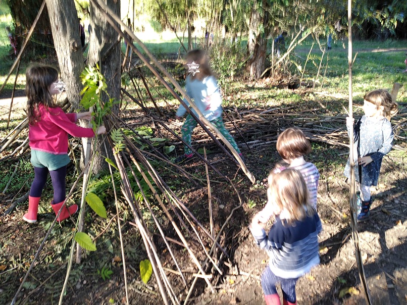 cabanes école alternative Longages