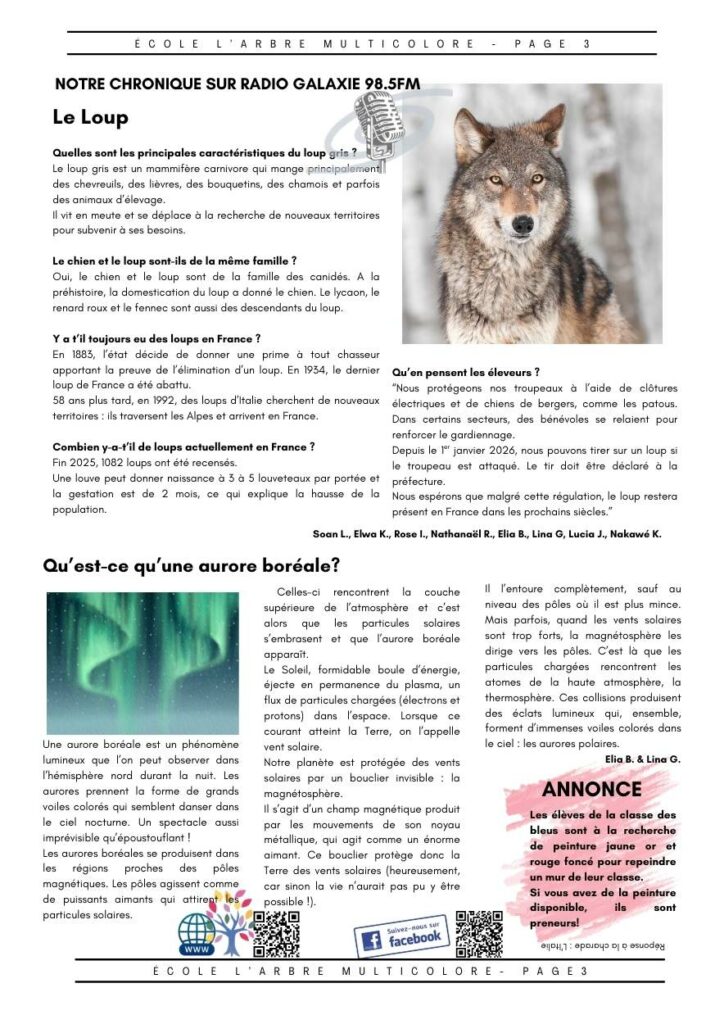 article journal ecole